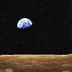View of Earth from the Moon's Surface Fine Art Print