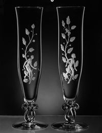 Steuben Glass Flutes Fine Art Print by Granger Collection