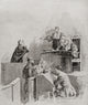 A Scene in the Courtroom During the Salem Witch Trials - Fine Art Print by Ken Welsh