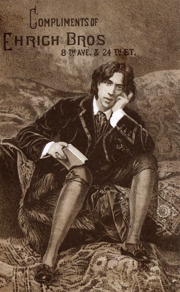 Oscar Wilde American Advertisement Lithograph Print (C1880) | Poster Print by Granger Collection