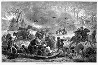 West: Forest Fire of 1871 Fine Art Print - Historical Illustration