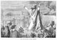 The Dedication of the Temple by King Solomon - 19th Century Engraving Art Print