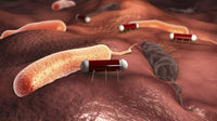 Nanobots Attacking Cholera Virus Fine Art Print