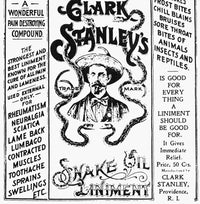 Clark Stanley's Snake Oil Liniment Patent Medicine Advertisement - Fine Art Print