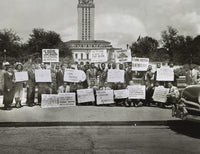 African Americans Demonstrate Against Segregation at the University of Texas Poster Print