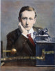 Guglielmo Marconi with His Coherer Radio Receiver Fine Art Print (1896)