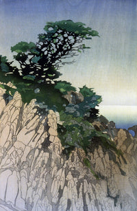 Point Lobos Woodcut Print by Bertha Boynton Lum, c. 1920