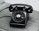Close-Up Fine Art Print of a Classic Rotary Phone