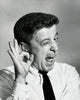 Close-Up of a Businessman Making a Funny Face Poster Print
