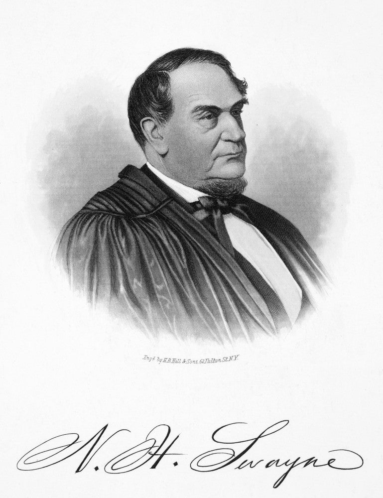 Noah Haynes Swayne American Jurist Fine Art Print by Granger Collection