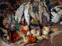 Fishes Fine Art Print by Konstantin Korovin - 1916