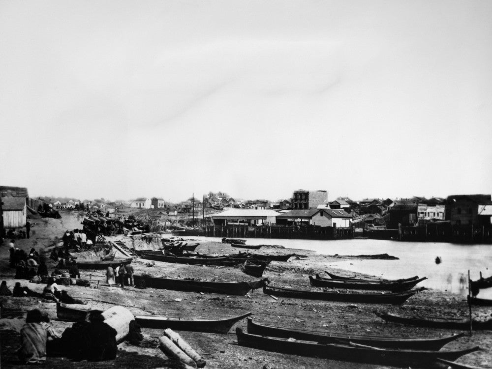 Songhees Village Fine Art Print by Richard Maynard – 1882
