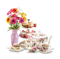 Cream Tea Fine Art Print by The Macneil Studio (12x12)