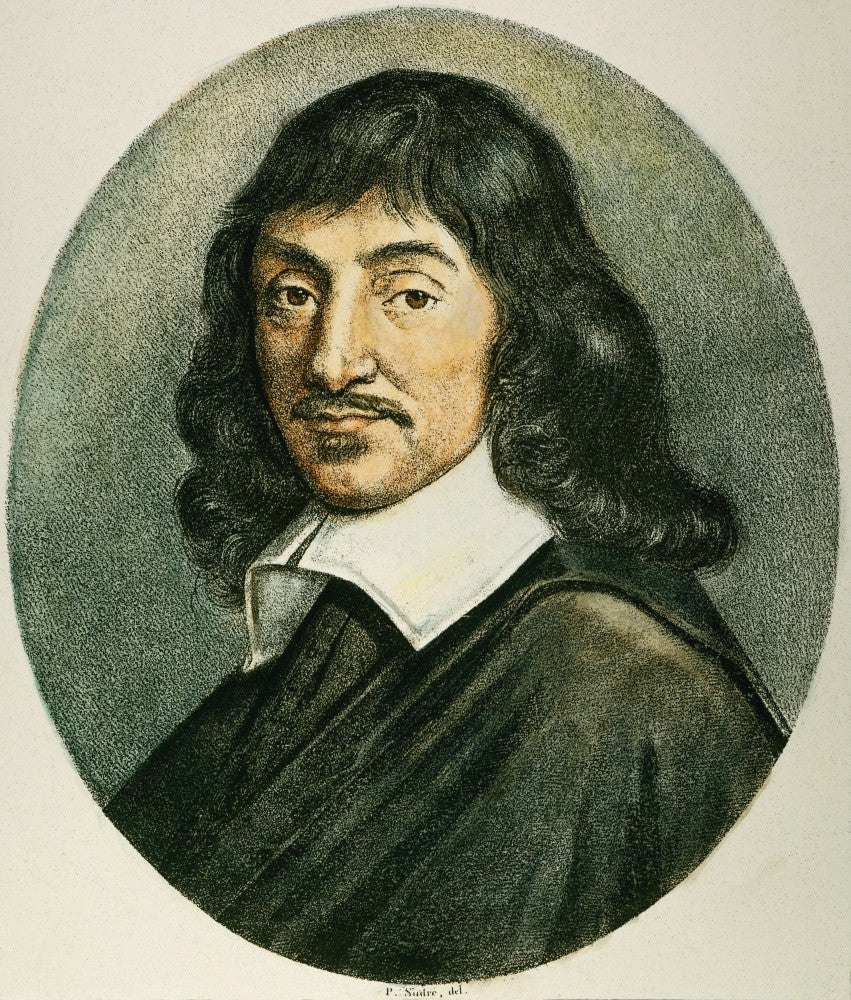 Rene Descartes 19th Century Lithograph Print by Granger Collection