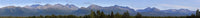 Panoramic Summer View of the Chugach Range Above Anchorage Fine Art Print
