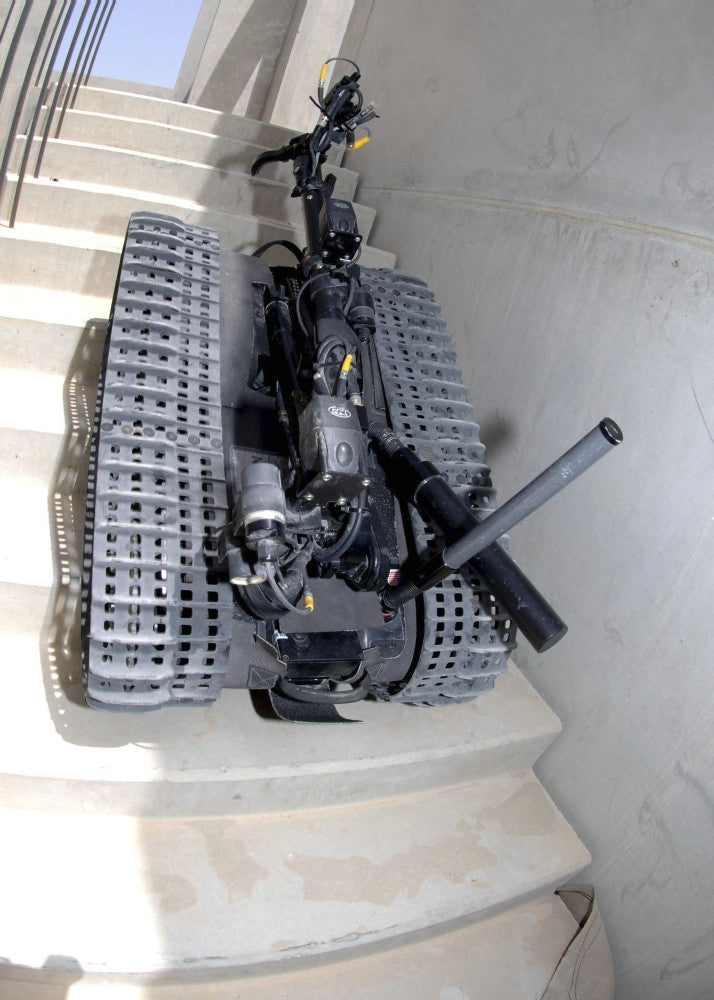 Talon 3B Robot Unit Training on Stairs Poster Print
