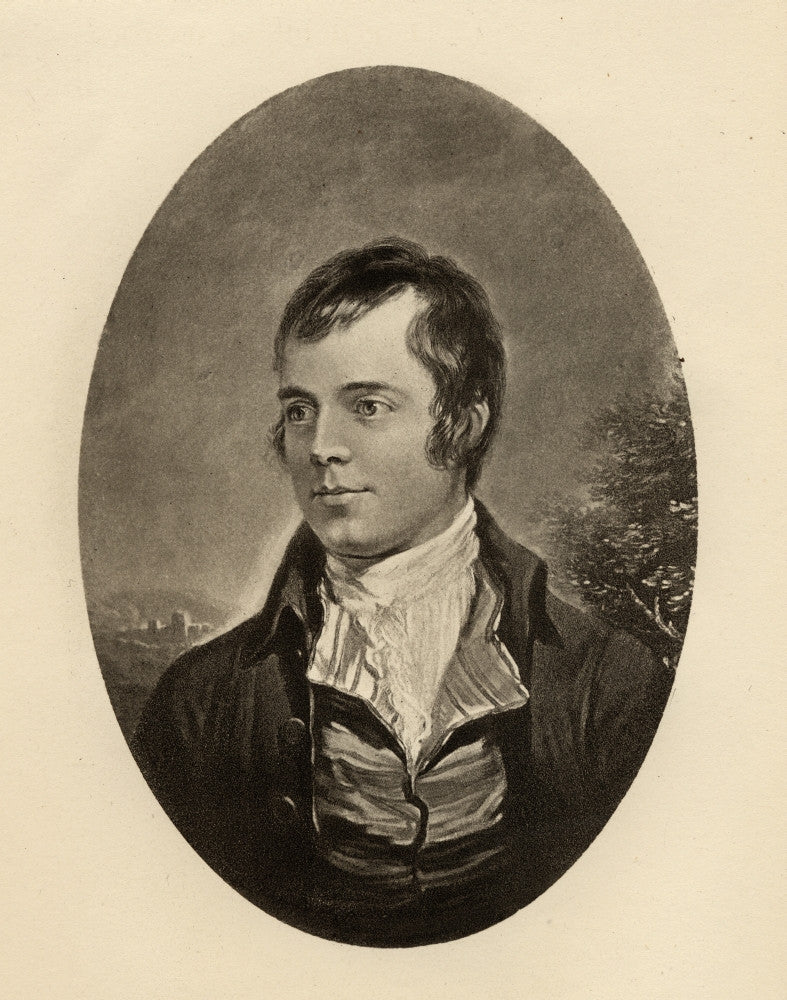 Robert Burns Scottish Poet Fine Art Print - 13x17, 26x34
