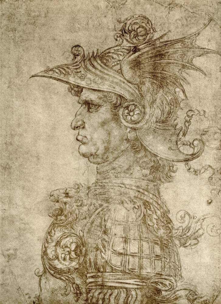 Profile of an Ancient Captain Fine Art Print by Ken Welsh