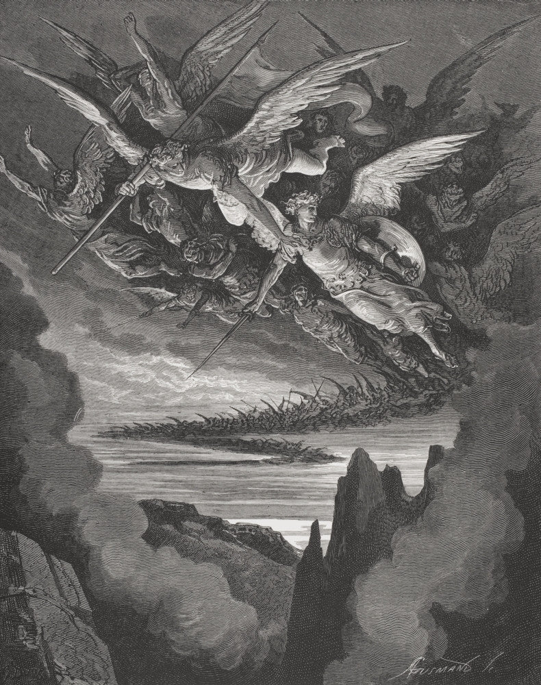 Gustave Dore Illustration for Paradise Lost by John Milton - Fine Art Print