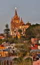 San Miguel De Allende Fine Art Print - Parroquia de San Miguel by Darrell Gulin