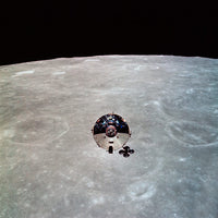 The Apollo 10 Command and Service Modules in Lunar Orbit Fine Art Print by Stocktrek Images