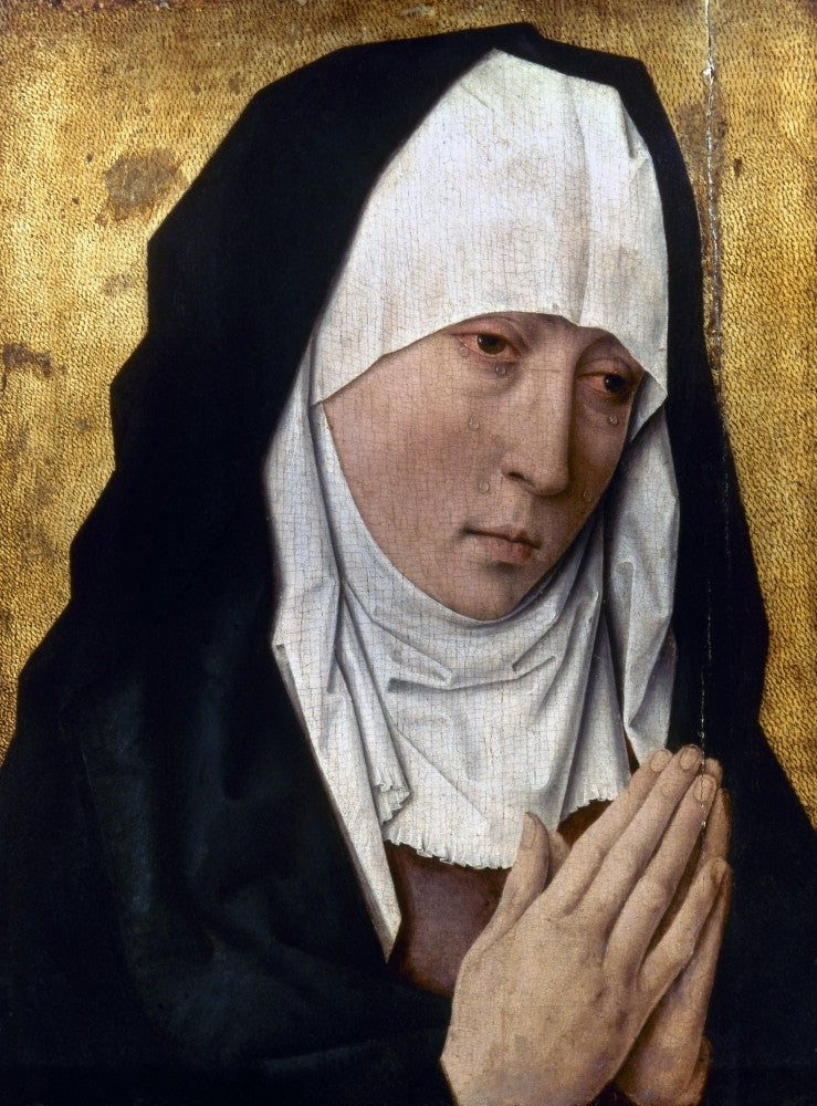 Mater Dolorosa Fine Art Print - Sorrowing Virgin by Dieric Bouts