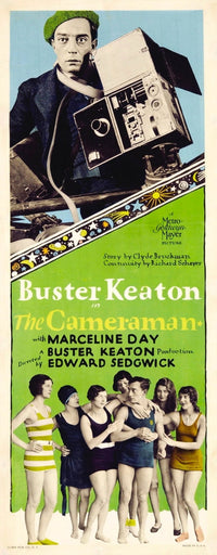 The Cameraman Movie Poster Fine Art Print - Buster Keaton 1928