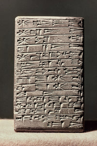 Neo-Babylonian Clay Tablet Fine Art Print - Documenting Prices