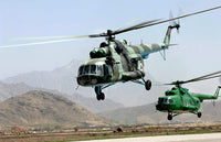 Afghan National Air Corps MI-17 Helicopters Fine Art Print by Stocktrek Images