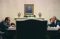 President Lyndon Johnson and Richard Nixon 1968 Campaign Poster Print