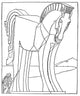 The Trojan Horse Fine Art Print by Willy Pogany - Homer: The Iliad