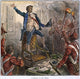 Burning of Washington D.C. 1814 Wood Engraving Poster Print by Granger