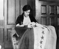 Alice Paul Suffrage Flag Fine Art Print - Historical American Reformer