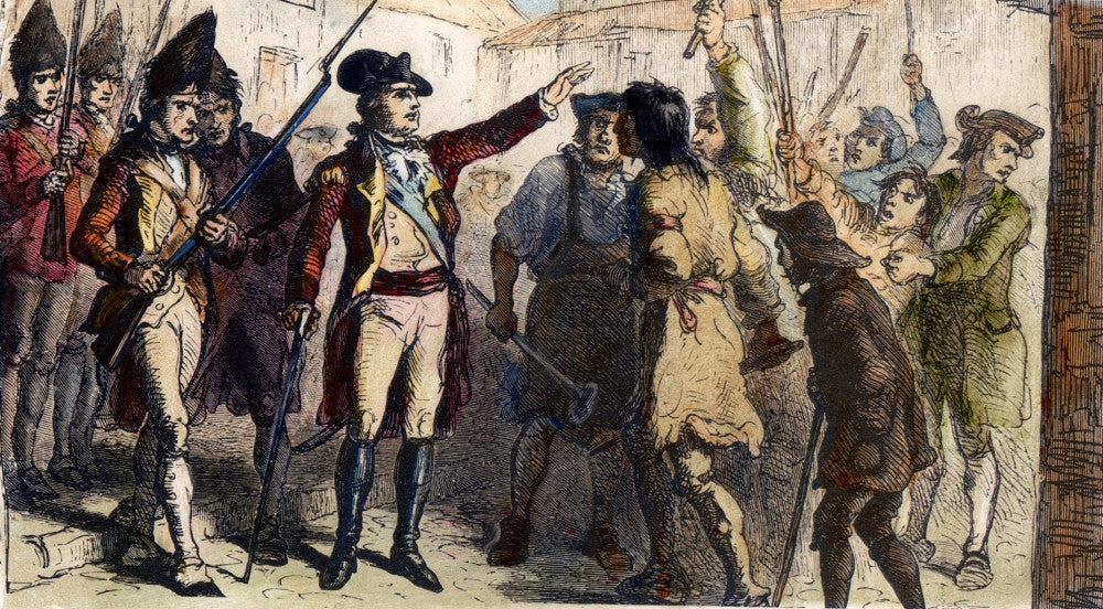 Tryon & Regulators 1771 Line Engraving Fine Art Print