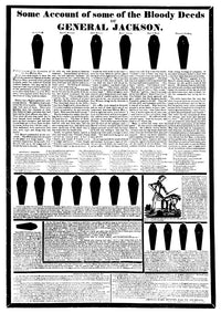 Presidential Campaign 1828 Anti-Jackson Coffin Handbills Poster Print by Granger Collection