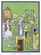 The Tinsmiths Worked for Three Days - Wizard of Oz Illustration by W.W. Denslow