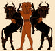 Gilgamesh Subduing Two Bulls Fine Art Print by Science Source