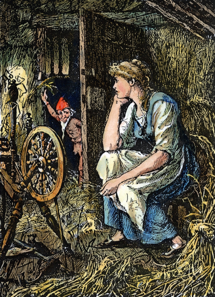 Rumpelstiltskin and the Miller's Daughter Fine Art Print by Henry J. Ford