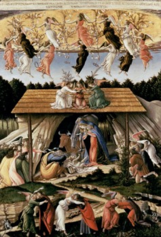 The Mystic Nativity Fine Art Print by Sandro Botticelli