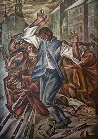 Crispus Attucks Mural Fine Art Print by Herschel Levit