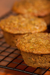 Freshly Baked Zucchini Muffins Fine Art Print by Janet Horton