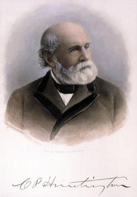 Collis Potter Huntington American Railroad Builder Poster Print by Granger Collection