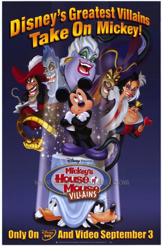 Mickey's House of Villains Movie Poster Print (27x40)