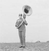 Tuba Player Marching Band Fine Art Print - Multiple Sizes Available