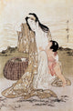 Japan: Abalone Diver - Woodblock Print by Kitagawa Utamaro