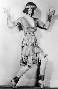 Martha Graham Performing in Ballet 'Xochitl' Fine Art Print