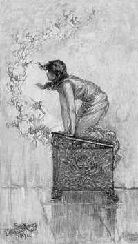 Pandora's Box Wood Engraving - Fine Art Print by Granger Collection