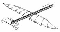 Penaud Model Airplane Drawing Fine Art Print by Granger Collection