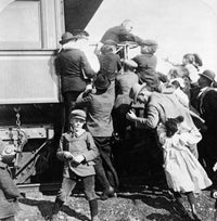 William McKinley Presidential Stereograph Print - Children Greeting President | Posterazzi