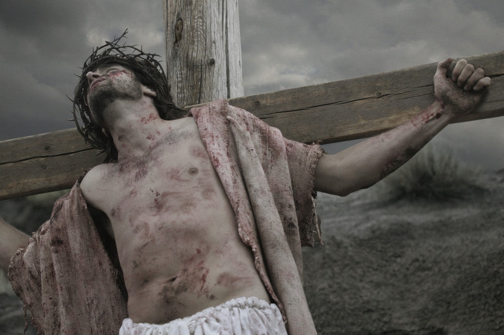 Jesus Dying On The Cross Fine Art Print by Don Hammond